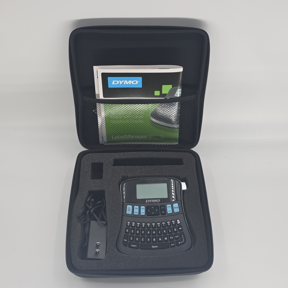 DYMO Label Manager 210D Desktop Label Maker QWERTY Keyboard With Case Tested